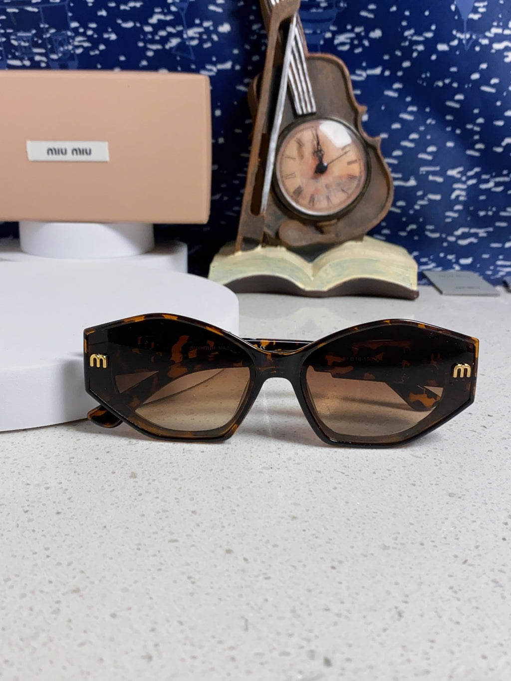 Miu Miu Cat-Eye Brown Lens Sunglasses for Women - 358689 - detail image 9
