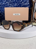 Miu Miu Cat-Eye Brown Lens Sunglasses for Women - 358689
