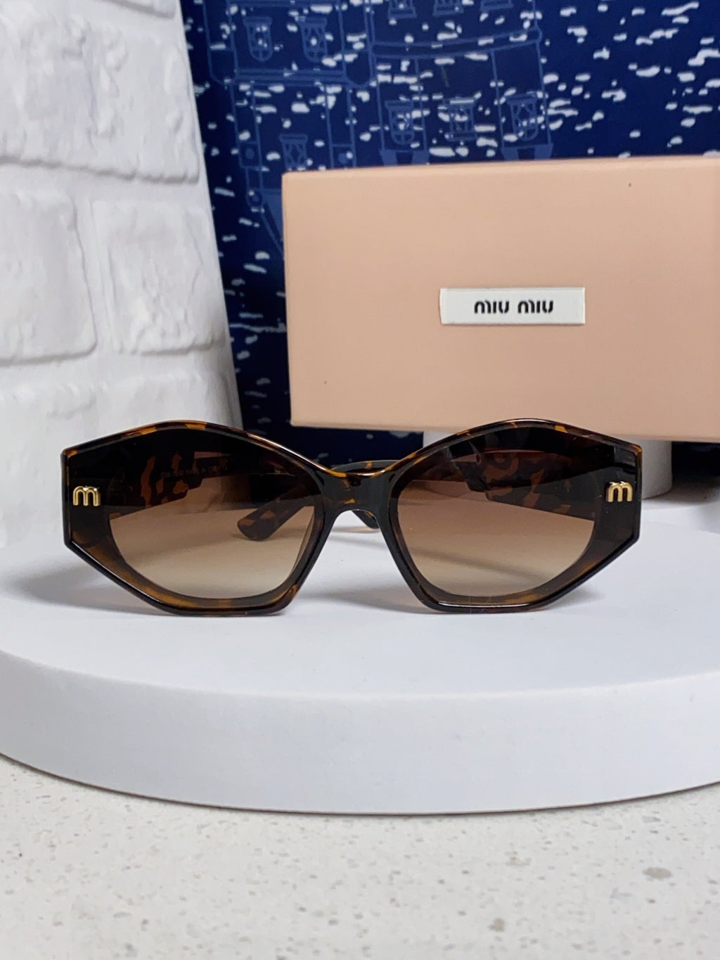 Miu Miu Cat-Eye Brown Lens Sunglasses for Women - 358689 - detail image 2