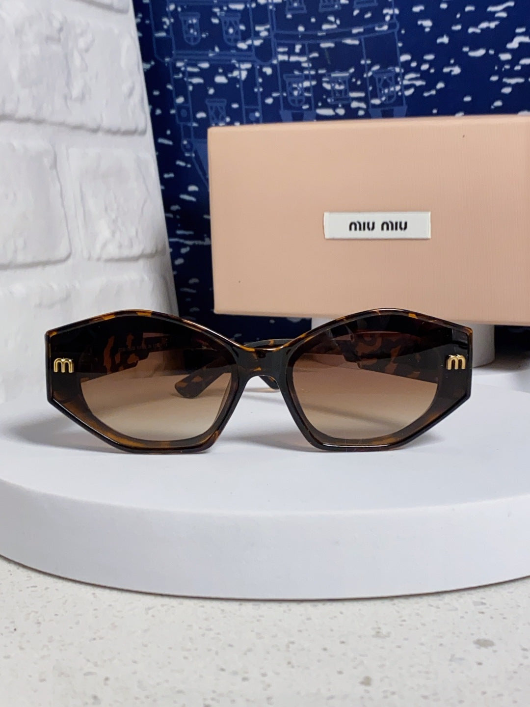 Miu Miu Cat-Eye Brown Lens Sunglasses for Women - 358689 - detail image 2