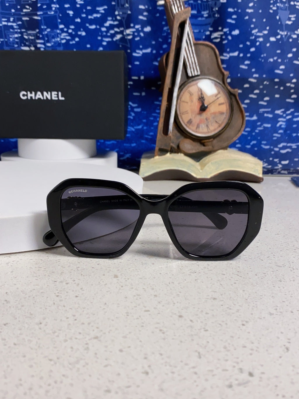 Chanel Round Gray Lens Sunglasses for Men & Women - detail image 9