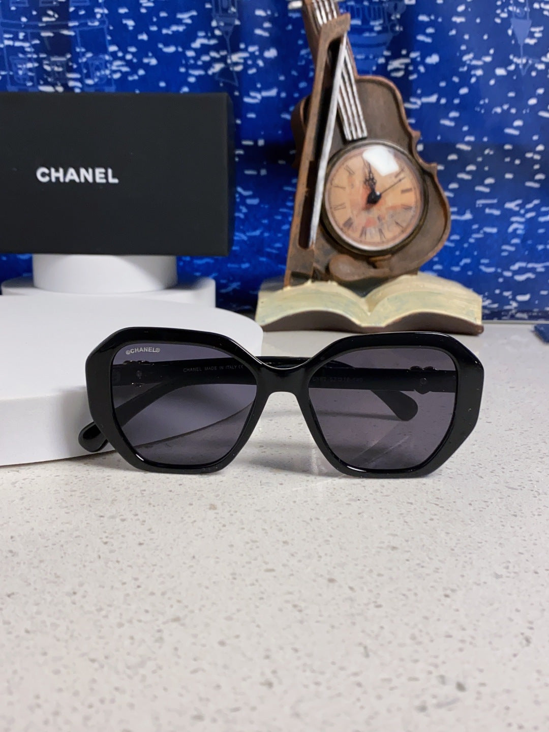 Chanel Round Gray Lens Sunglasses for Men & Women - detail image 9