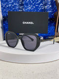 Chanel Round Gray Lens Sunglasses for Men & Women