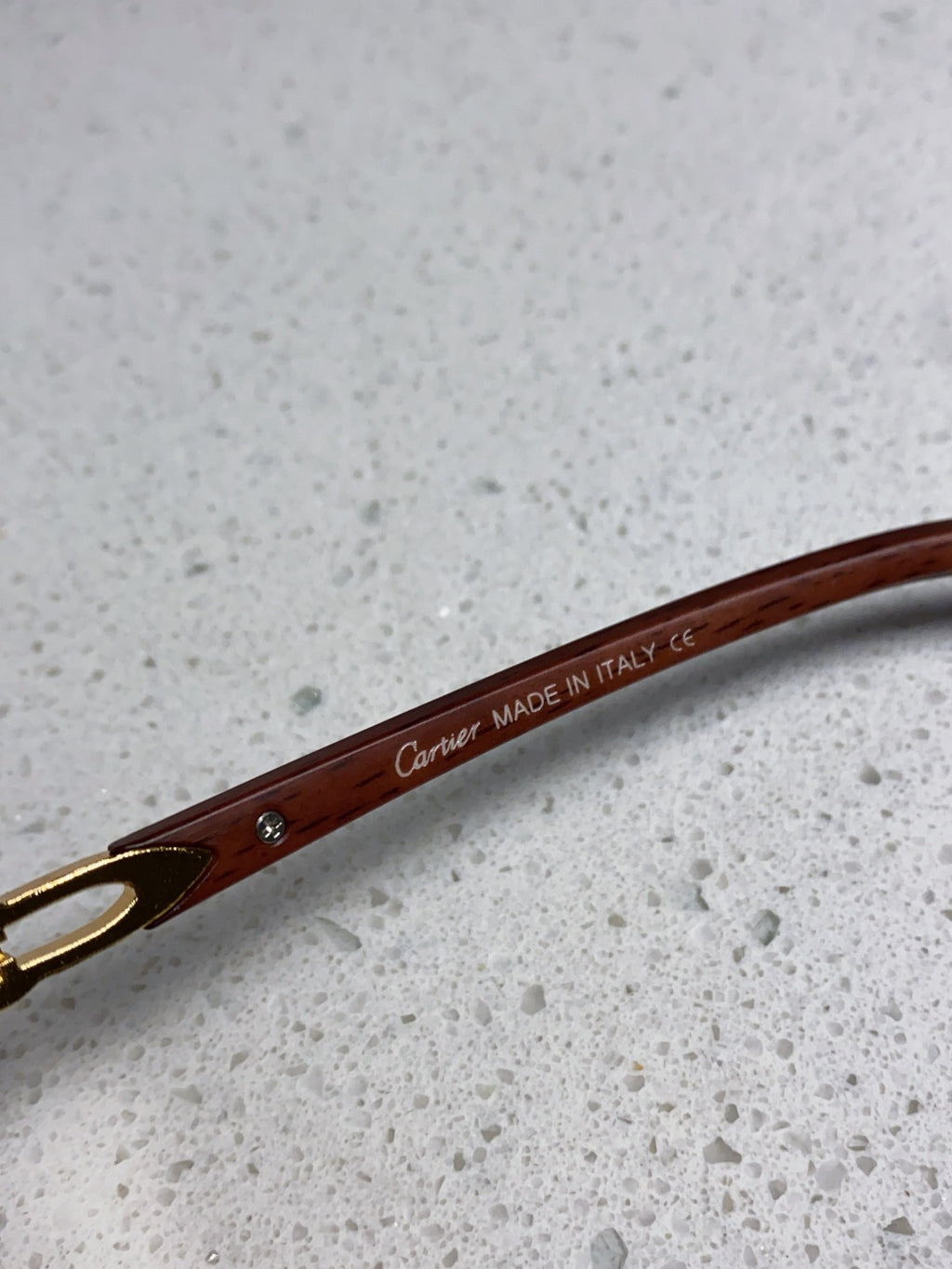 Cartier Lightweight Rimless Silver Lens Sunglasses for Men & Women - 358541 - detail image 7