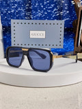 Gucci Metal Aviator Blue Lens Sunglasses for Men & Women - 357963