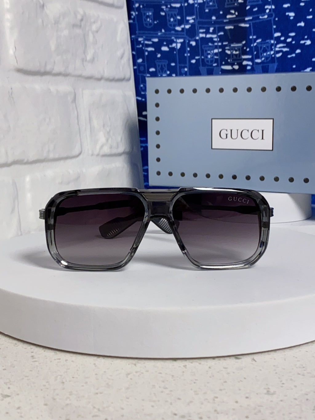Gucci Metal Aviator Silver Lens Sunglasses for Men & Women - 357965 - detail image 2