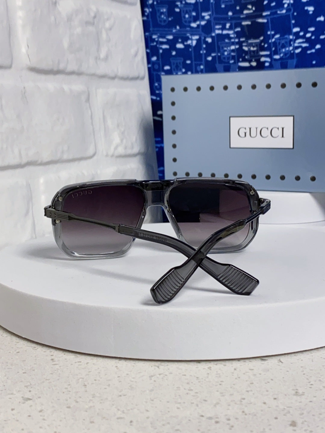 Gucci Metal Aviator Silver Lens Sunglasses for Men & Women - 357965 - detail image 3