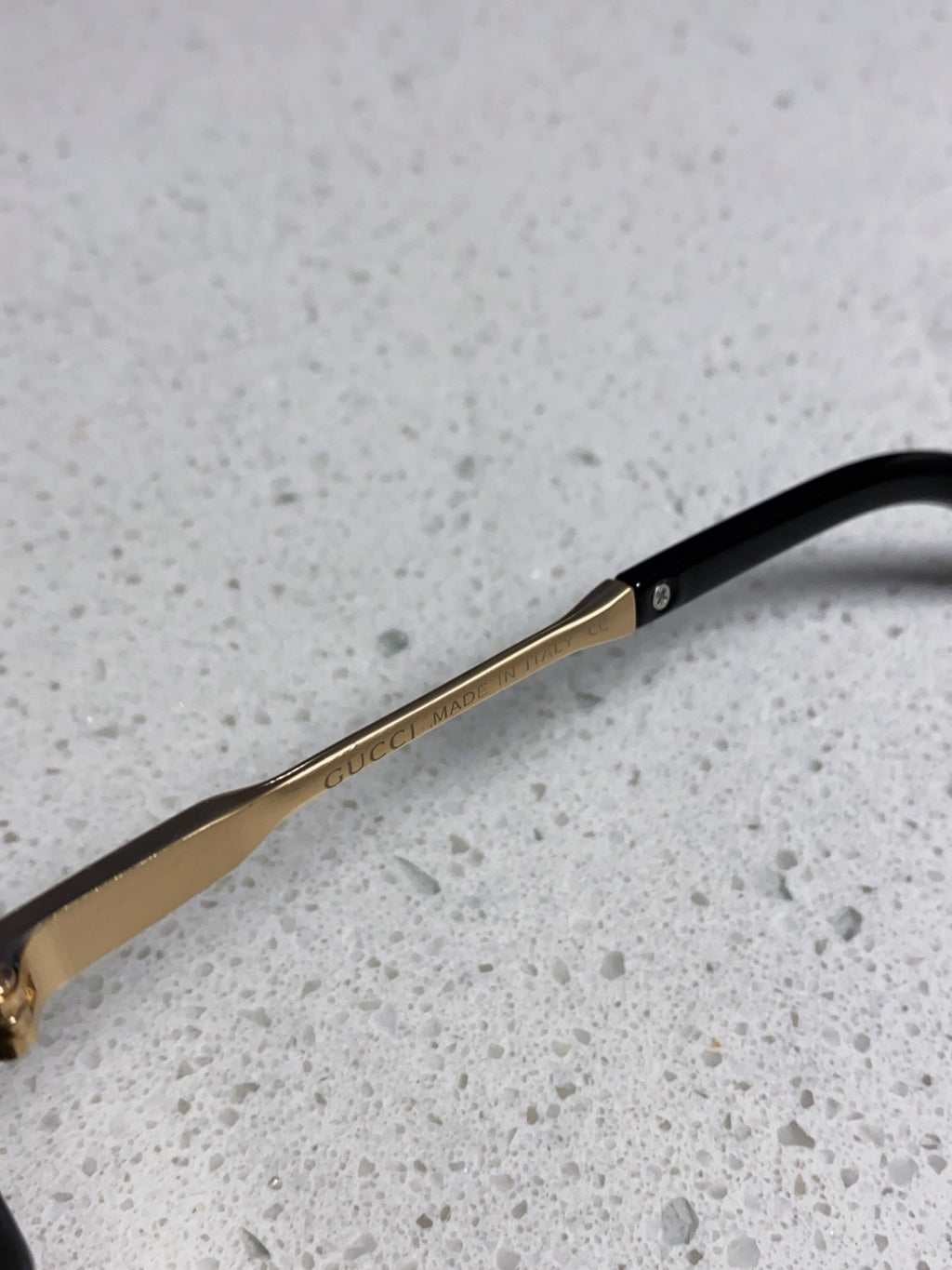 Gucci Metal Aviator Black Lens Sunglasses for Men & Women - 357766 - detail image 8