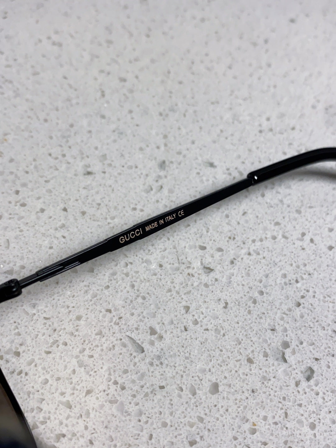 Gucci Polarized Aviator Black Lens Sunglasses for Men - 132288 - detail image 8