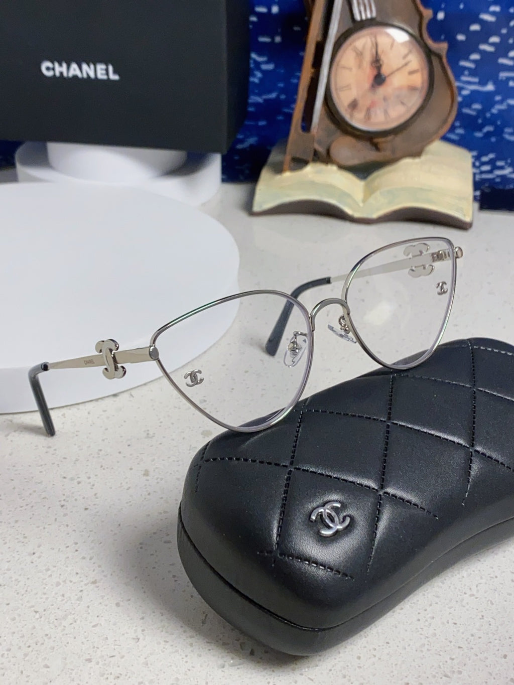 Chanel Metal Aviator Silver Lens Sunglasses for Men & Women - 132379 - detail image 9