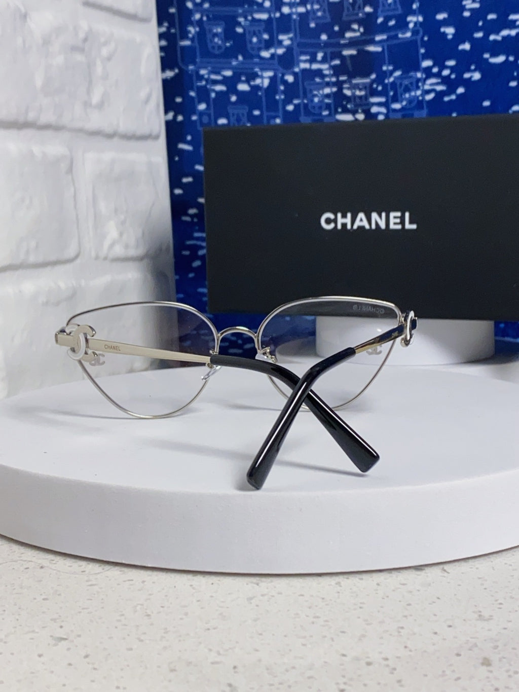 Chanel Metal Aviator Silver Lens Sunglasses for Men & Women - 132379 - detail image 3