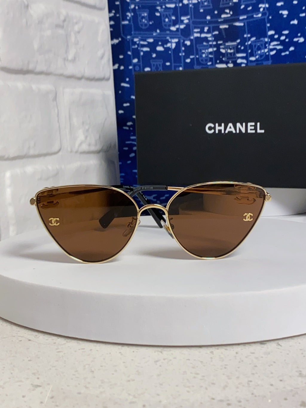 Chanel Metal Aviator Brown Lens Sunglasses for Men & Women - detail image 2