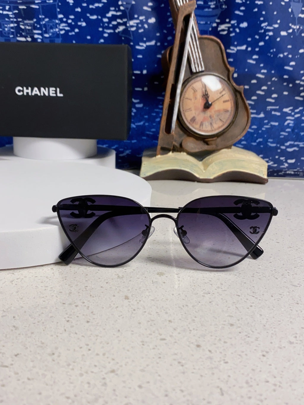 Chanel Metal Aviator Silver Lens Sunglasses for Men & Women - 132382 - detail image 9