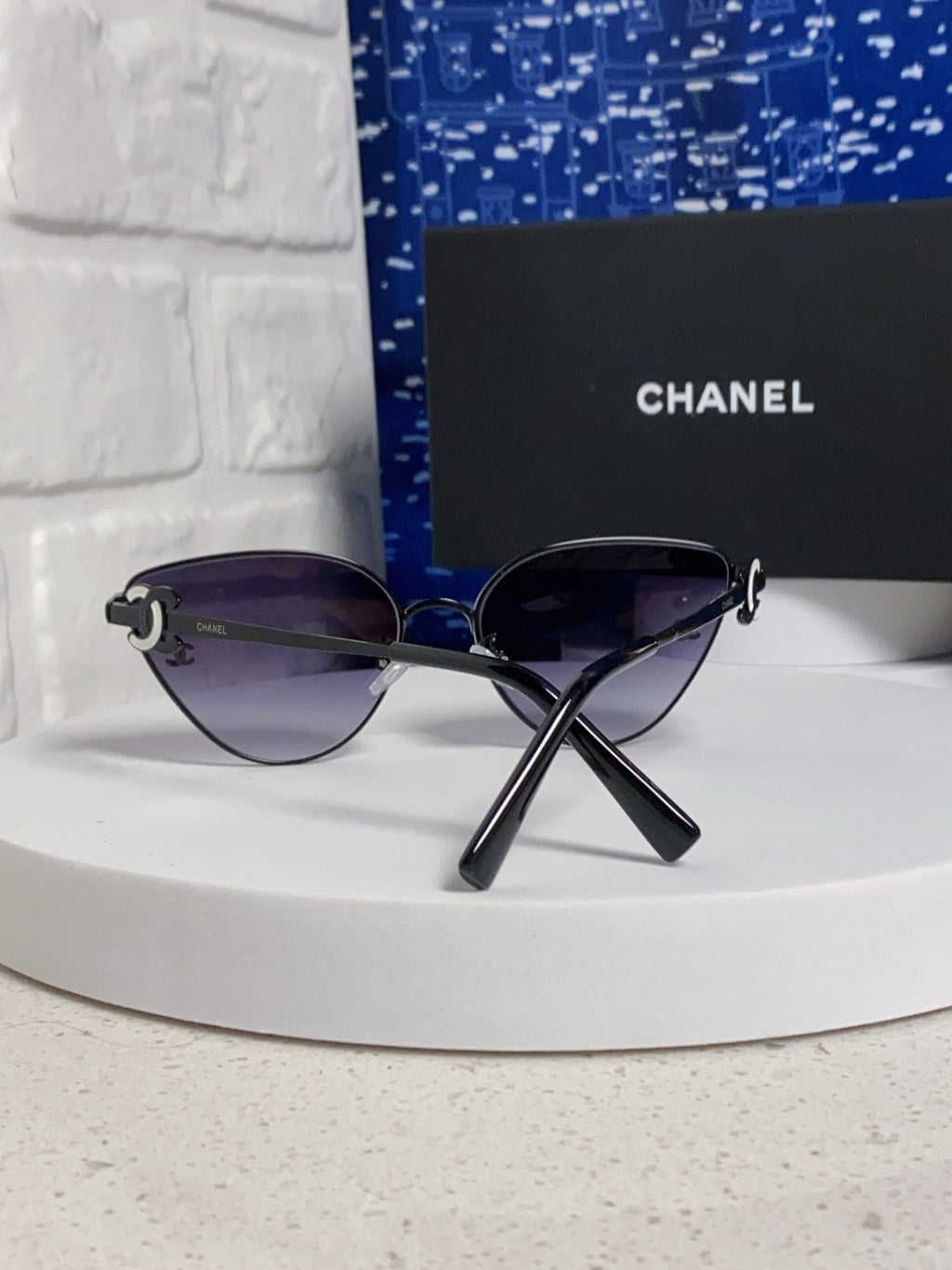 Chanel Metal Aviator Silver Lens Sunglasses for Men & Women - 132382 - detail image 3