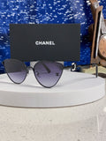 Chanel Metal Aviator Silver Lens Sunglasses for Men & Women - 132382