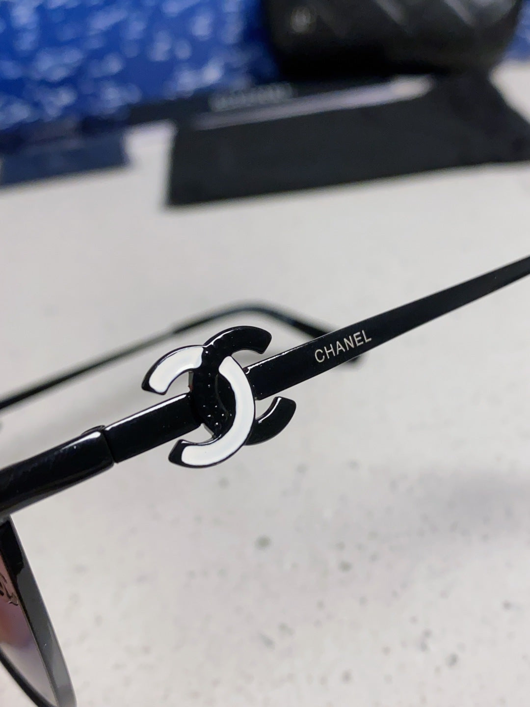 Chanel Metal Aviator Silver Lens Sunglasses for Men & Women - 132382 - detail image 7