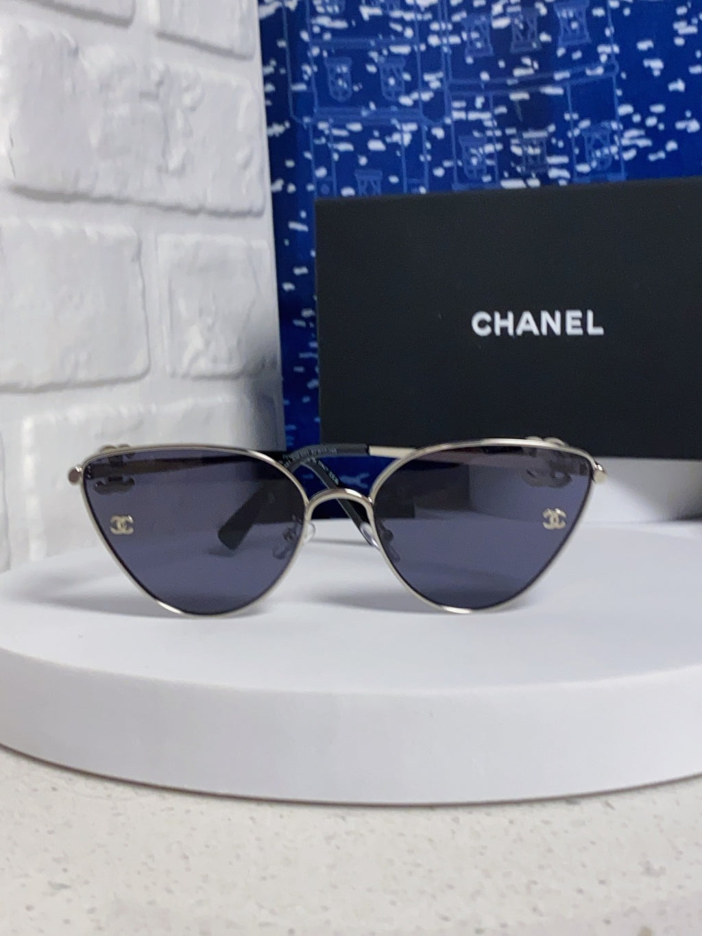 Chanel Metal Aviator Silver Lens Sunglasses for Men & Women - detail image 2