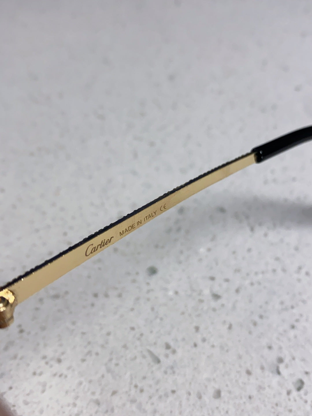 Cartier Lightweight Metal Rimless Silver Lens Sunglasses for Men & Wo - 132556 - detail image 7