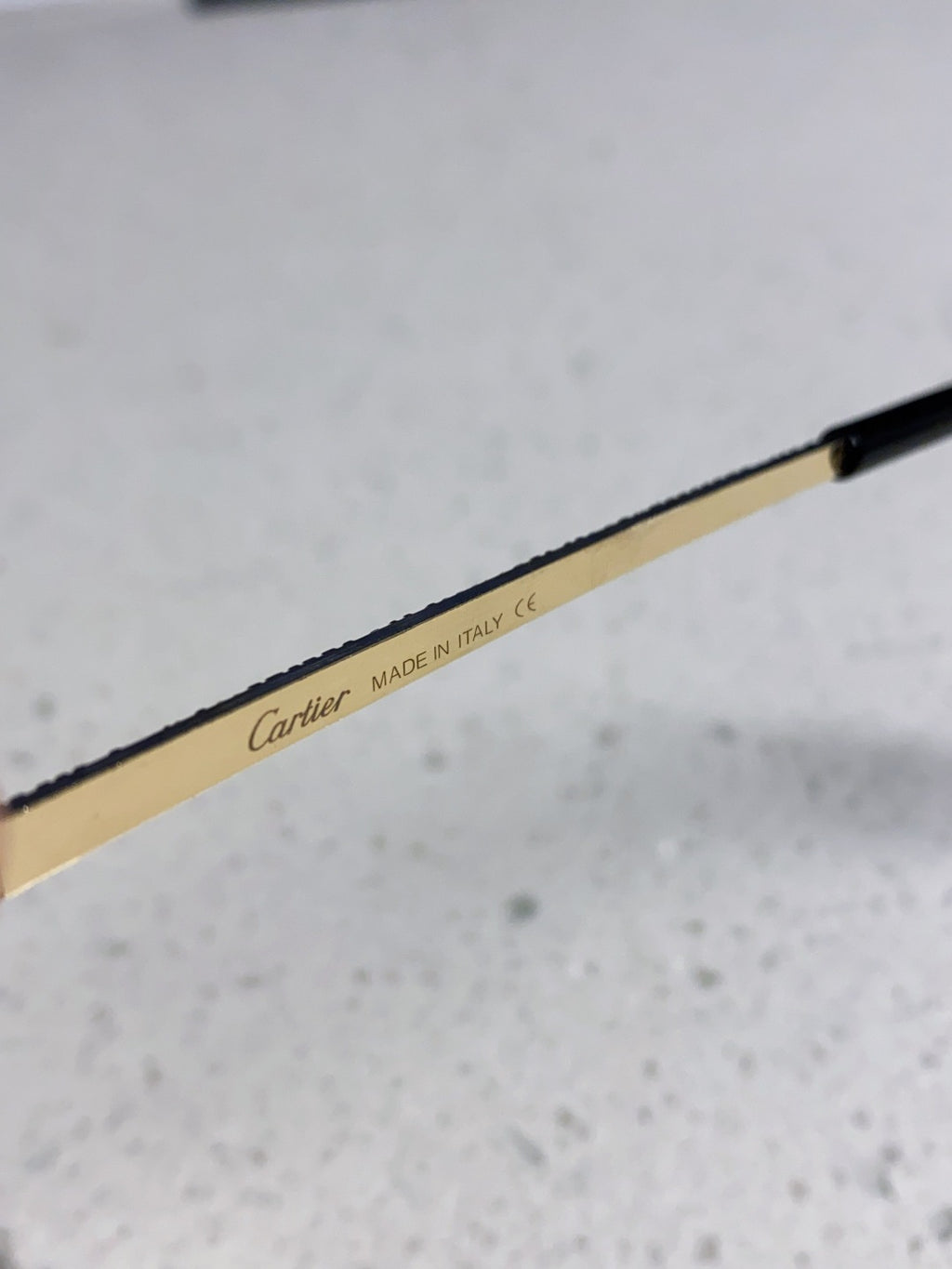 Cartier Lightweight Metal Rimless Blue Lens Sunglasses for Men & Wome - 132557 - detail image 8