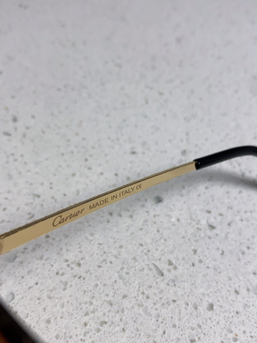 Cartier Lightweight Metal Rimless Brown Lens Sunglasses for Men & Wom - 132559 - detail image 8