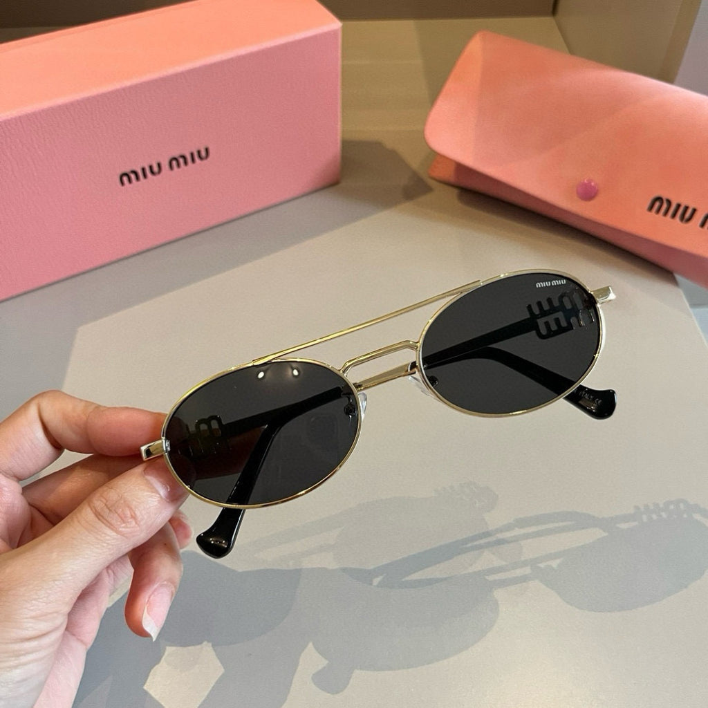 Miu Miu Metal Fashion Brown Lens Sunglasses for Men & Women - 449676 - detail image 3