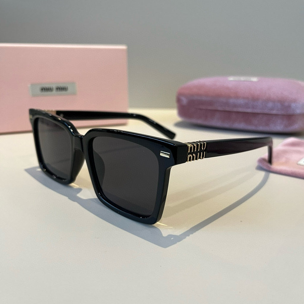 Miu Miu SMUO7S Square Black Lens Sunglasses for Men & Women - 449678 - detail image 3