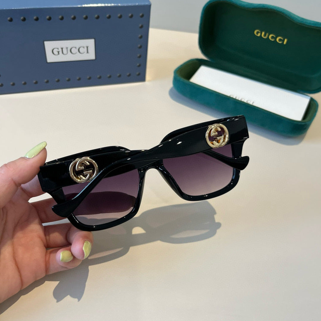 Gucci Oversized Black Lens Sunglasses for Men & Women - 448857 - detail image 5