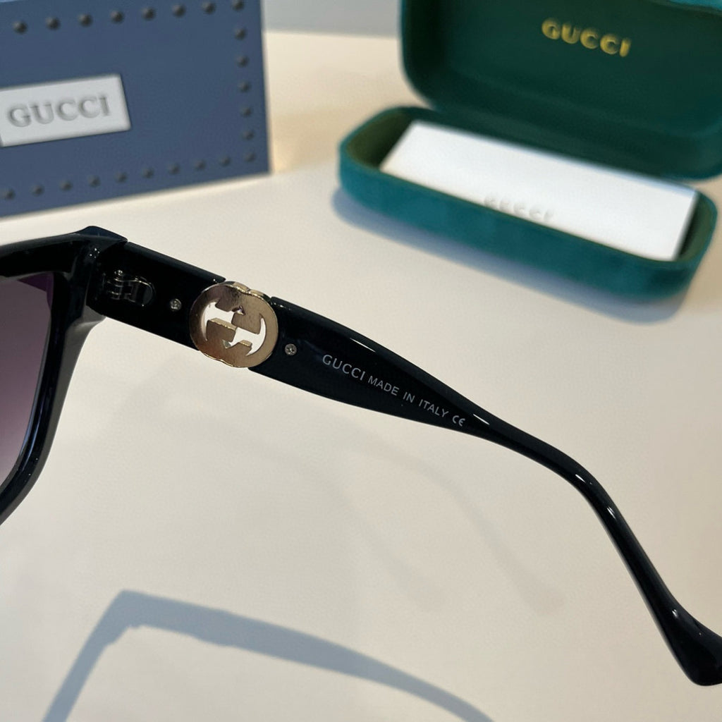 Gucci Oversized Black Lens Sunglasses for Men & Women - 448857 - detail image 7
