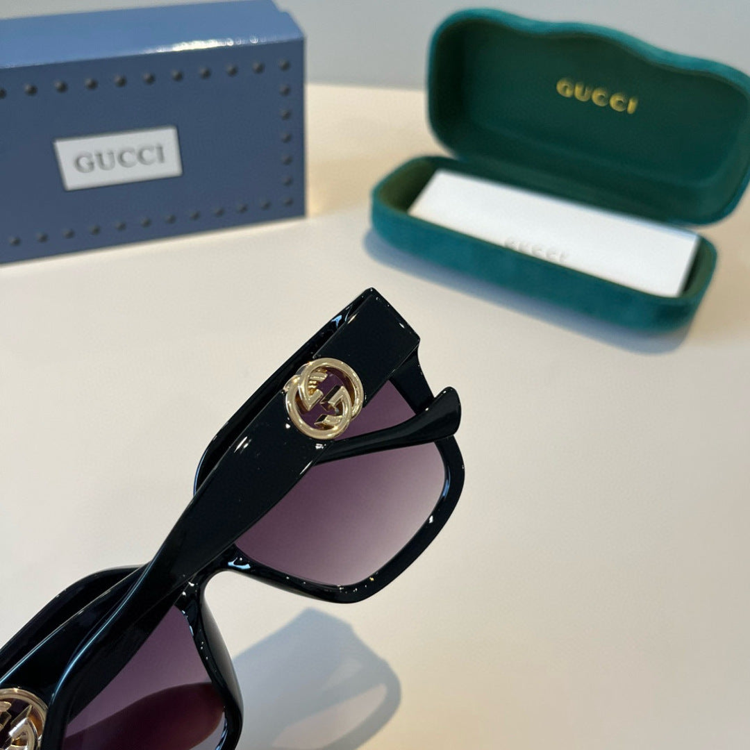 Gucci Oversized Black Lens Sunglasses for Men & Women - 448857 - detail image 6