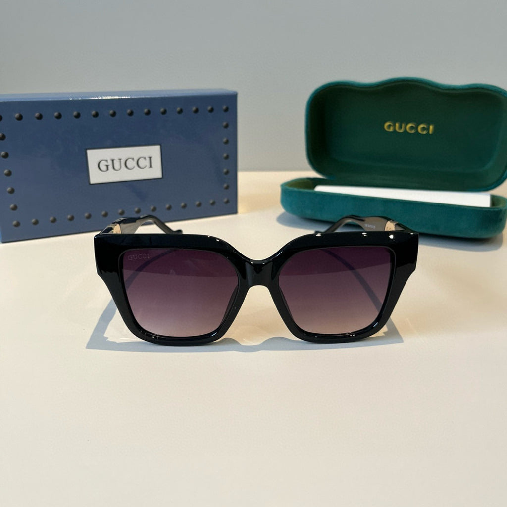 Gucci Oversized Black Lens Sunglasses for Men & Women - 448857 - detail image 2