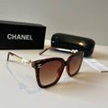 Chanel Fashion Brown Lens Sunglasses for Men & Women - 382269
