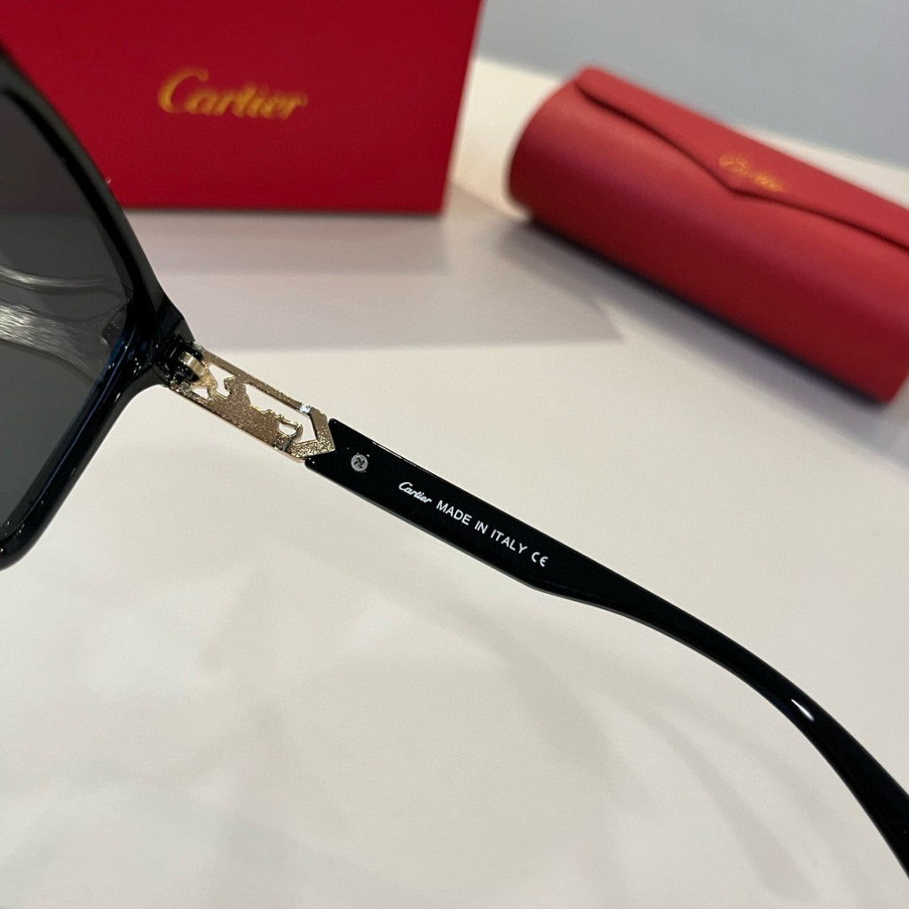 Cartier Fashion Black Lens Sunglasses for Men & Women - 449466 - detail image 9