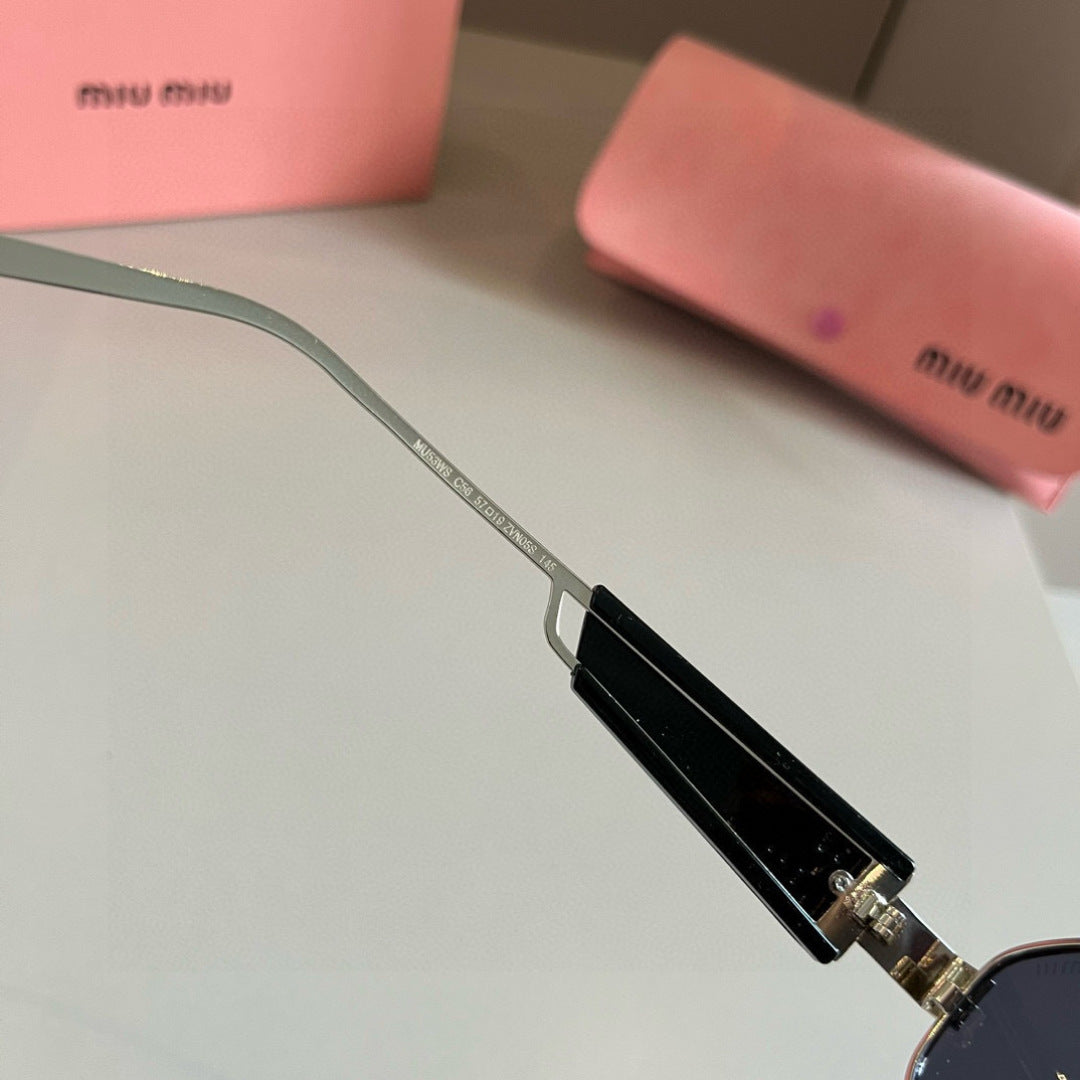 Miu Miu Square Silver Lens Sunglasses for Men & Women - 382975 - detail image 10