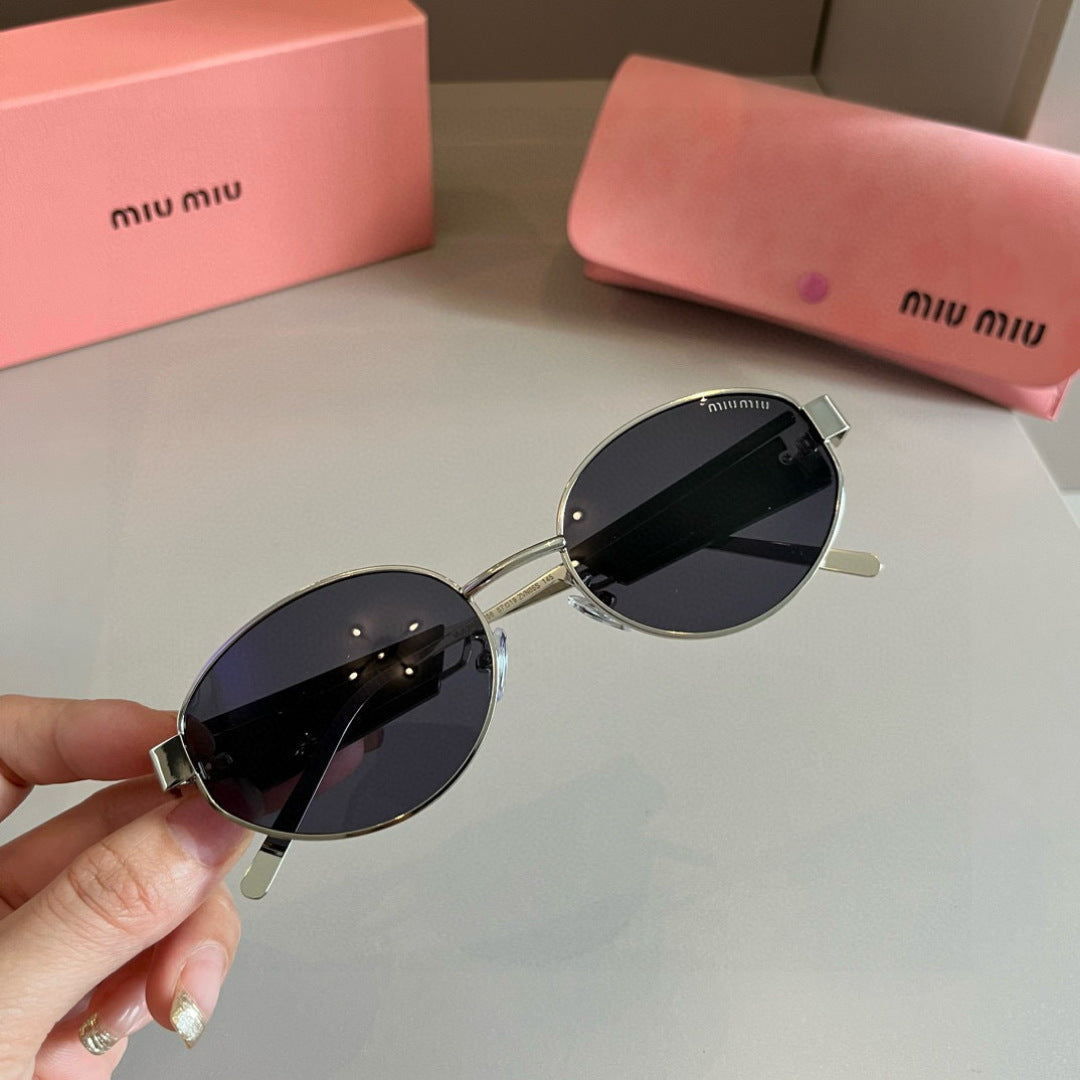 Miu Miu Square Silver Lens Sunglasses for Men & Women - 487583 - detail image 7