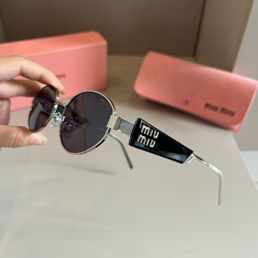 Miu Miu Square Silver Lens Sunglasses for Men & Women - 382975 - detail image 4