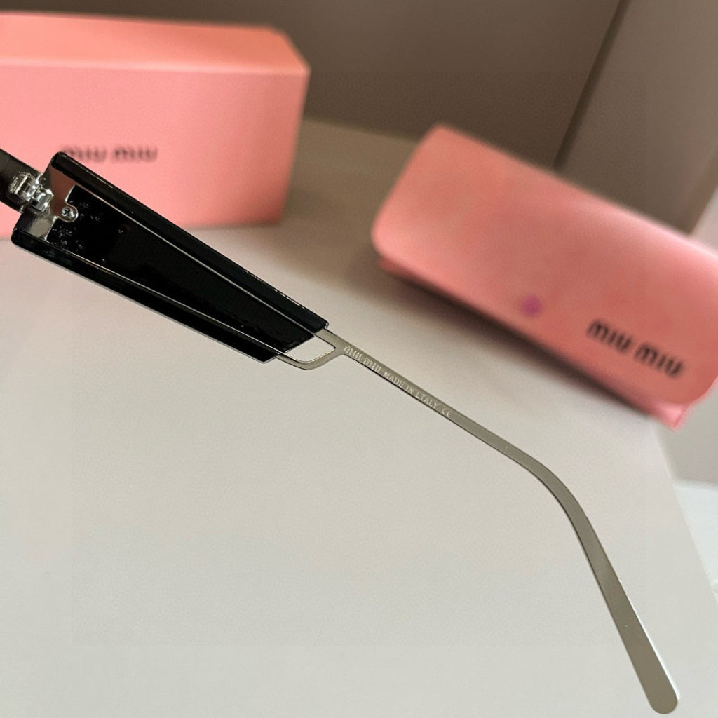 Miu Miu Square Silver Lens Sunglasses for Men & Women - 487583 - detail image 9