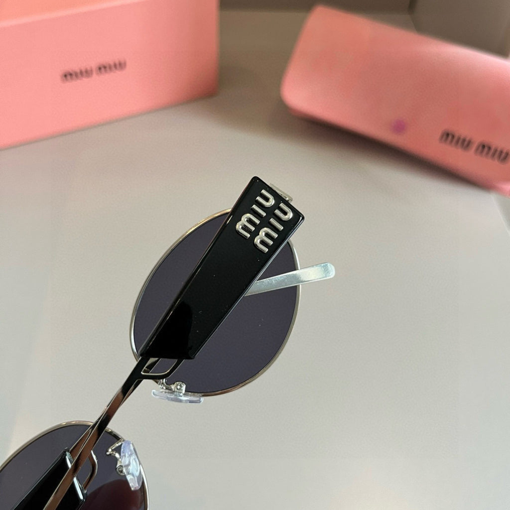 Miu Miu Square Silver Lens Sunglasses for Men & Women - 382975 - detail image 6