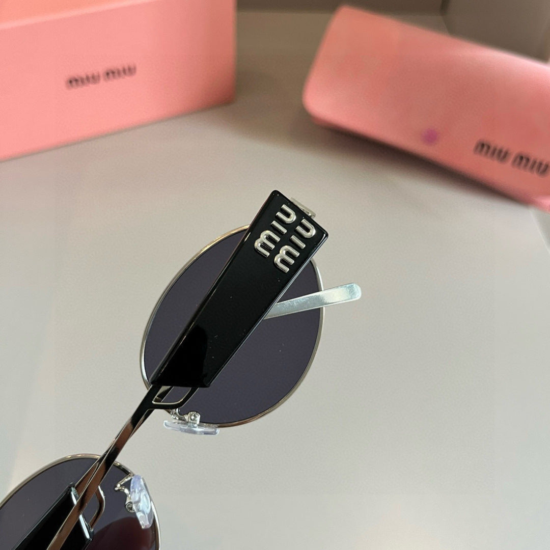 Miu Miu Square Silver Lens Sunglasses for Men & Women - 382975 - detail image 6