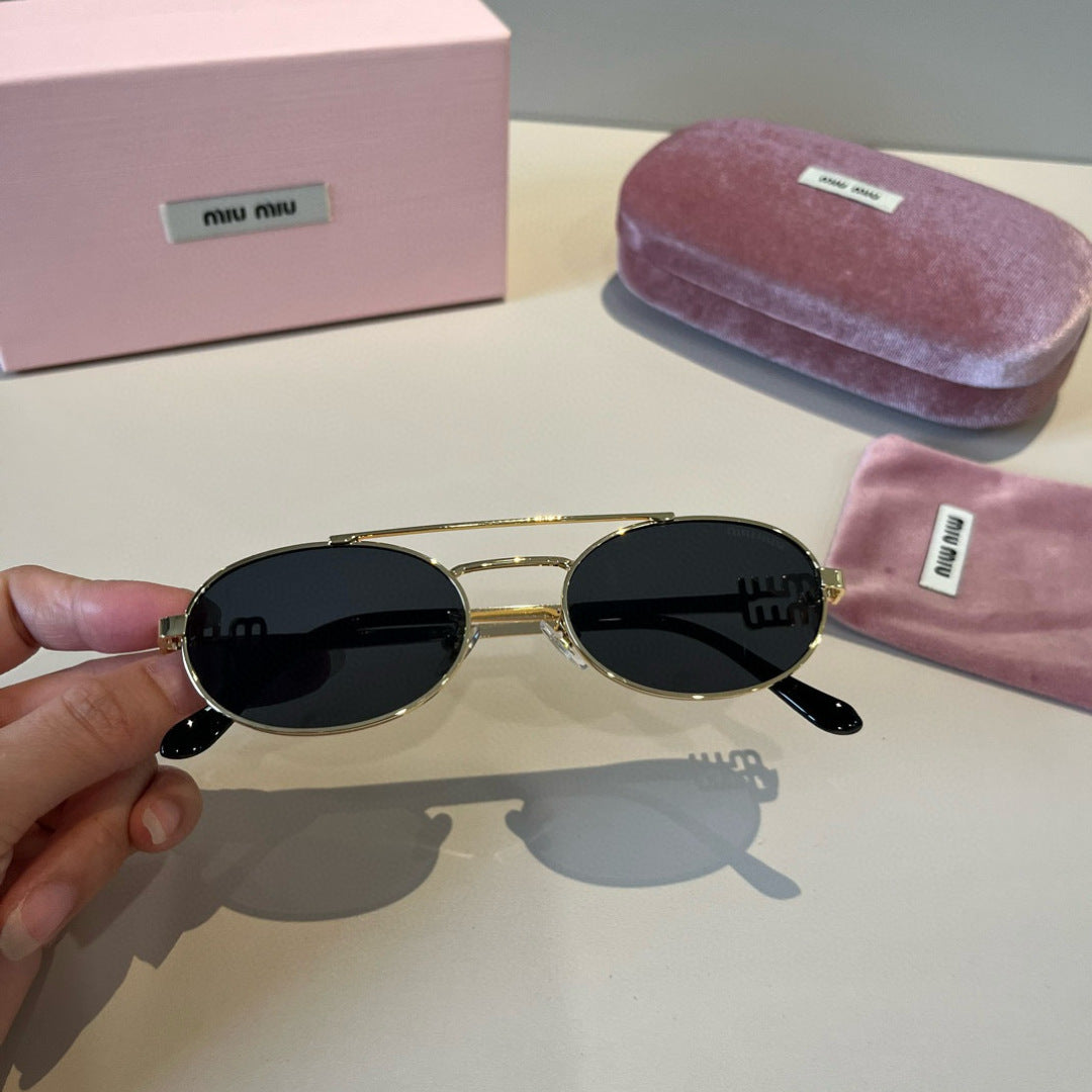 Miu Miu Metal Fashion Red Lens Sunglasses for Men & Women - 382978 - detail image 4
