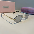 Miu Miu Fashion Silver Lens Sunglasses for Men & Women - 449681
