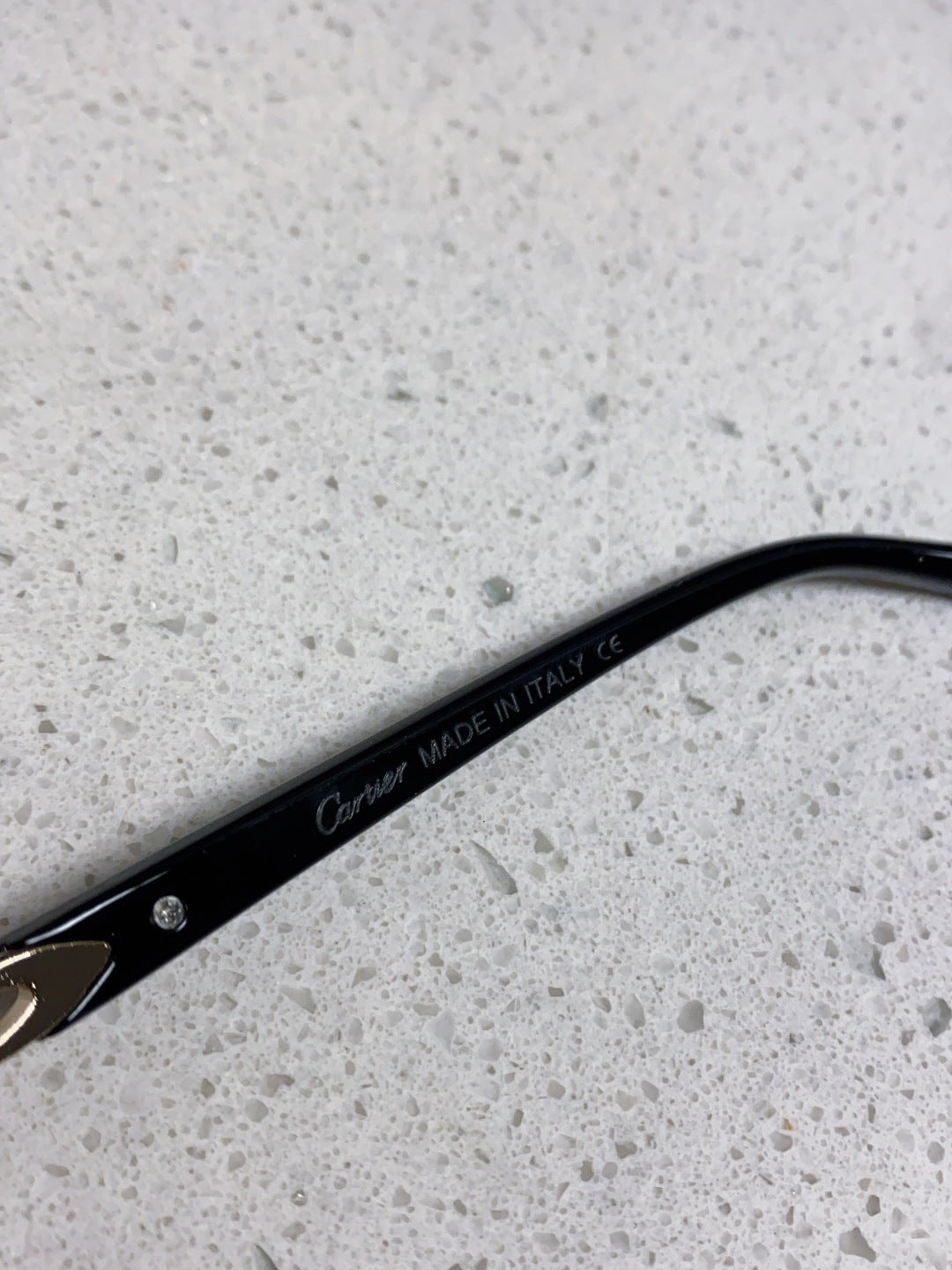 Cartier Lightweight Rimless Blue Lens Sunglasses for Men & Women - 382861 - detail image 8
