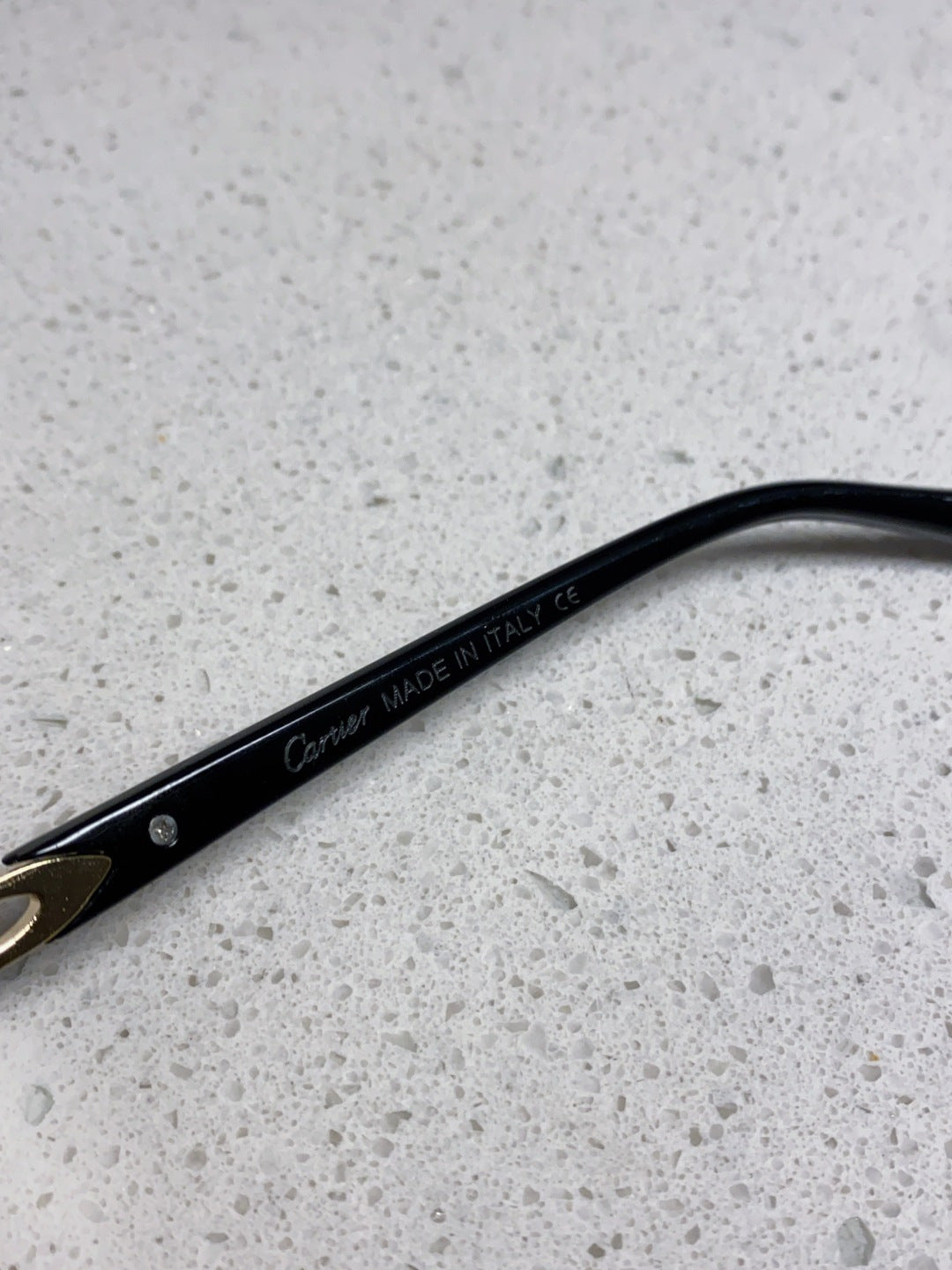 Cartier Lightweight Rimless Black Lens Sunglasses for Men & Women - 382736 - detail image 8