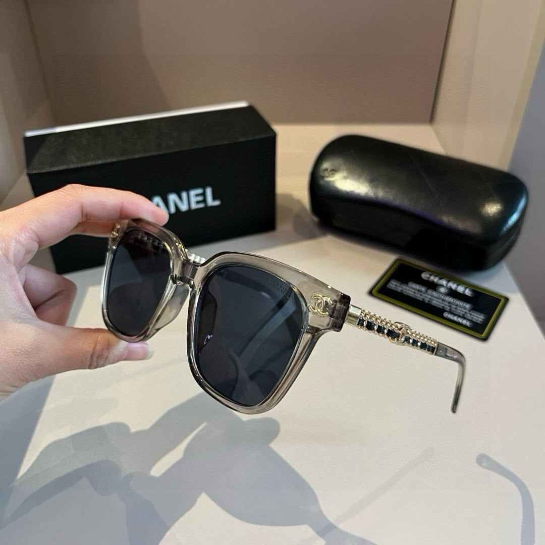 Chanel Square Gold Lens Sunglasses for Men & Women - 382277 - detail image 5