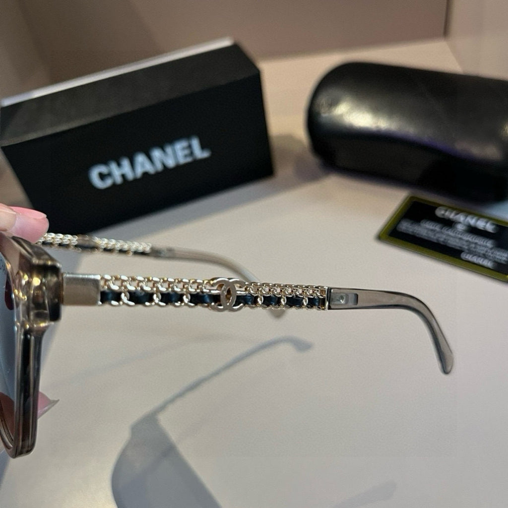 Chanel Square Gold Lens Sunglasses for Men & Women - 382277 - detail image 7