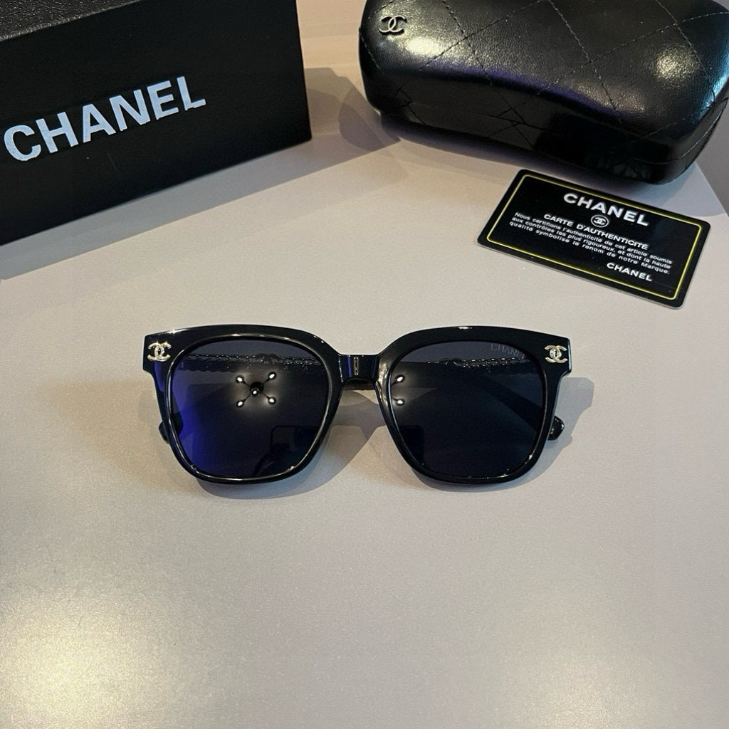Chanel Square Black Lens Sunglasses for Men & Women - 382278 - detail image 6