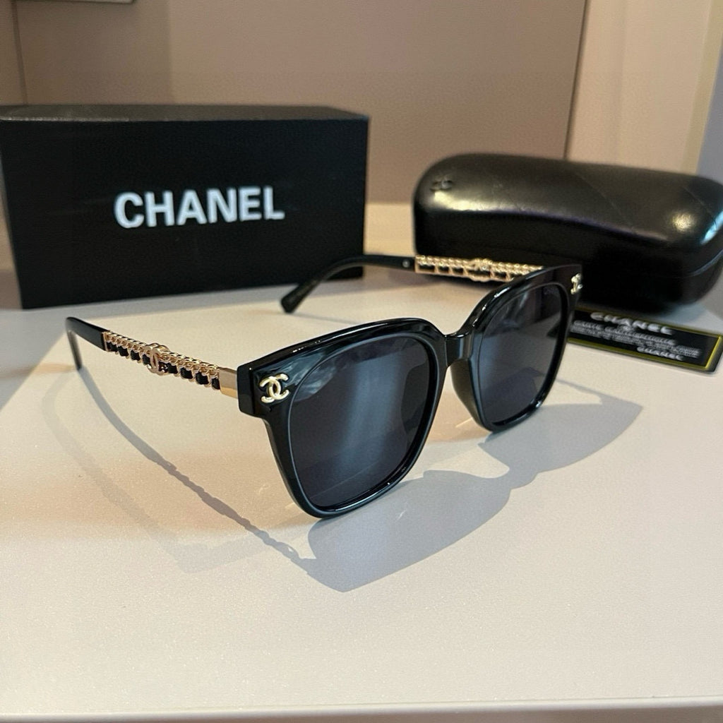 Chanel Square Black Lens Sunglasses for Men & Women - 382278