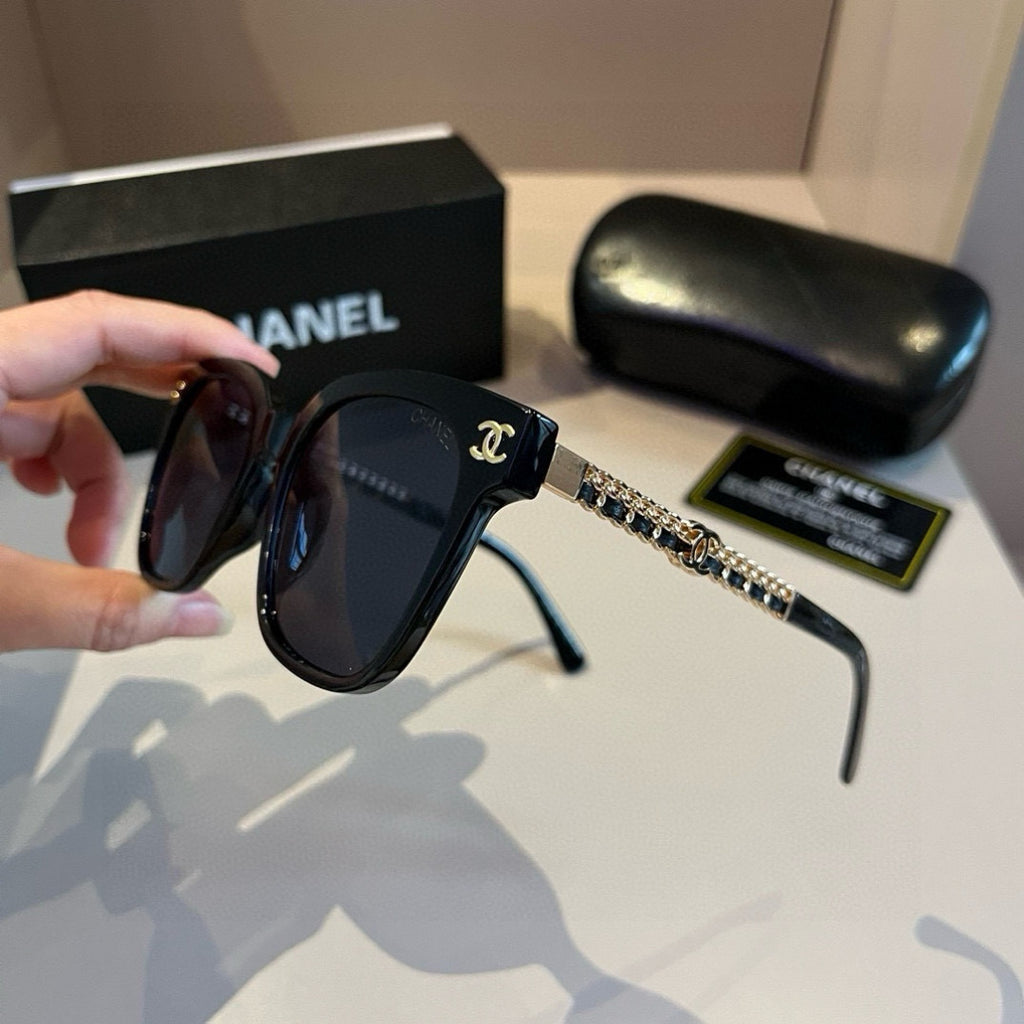 Chanel Square Black Lens Sunglasses for Men & Women - 382278 - detail image 4