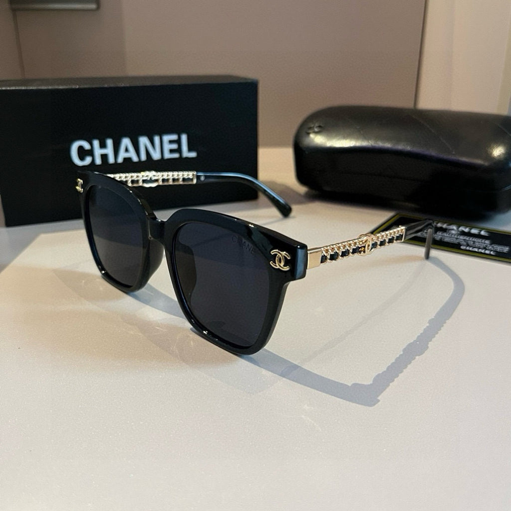 Chanel Square Black Lens Sunglasses for Men & Women - 382278 - detail image 3