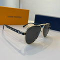 Louis Vuitton Metal Aviator Silver Lens Sunglasses for Men & Women - 371434