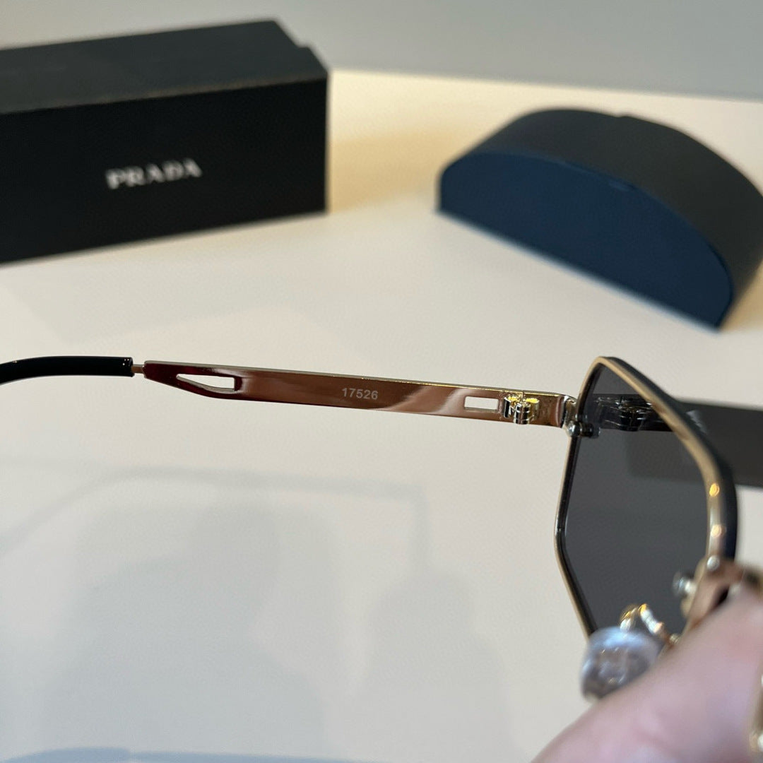 Prada Polarized Fashion Silver Lens Sunglasses for Men - 382718 - detail image 10